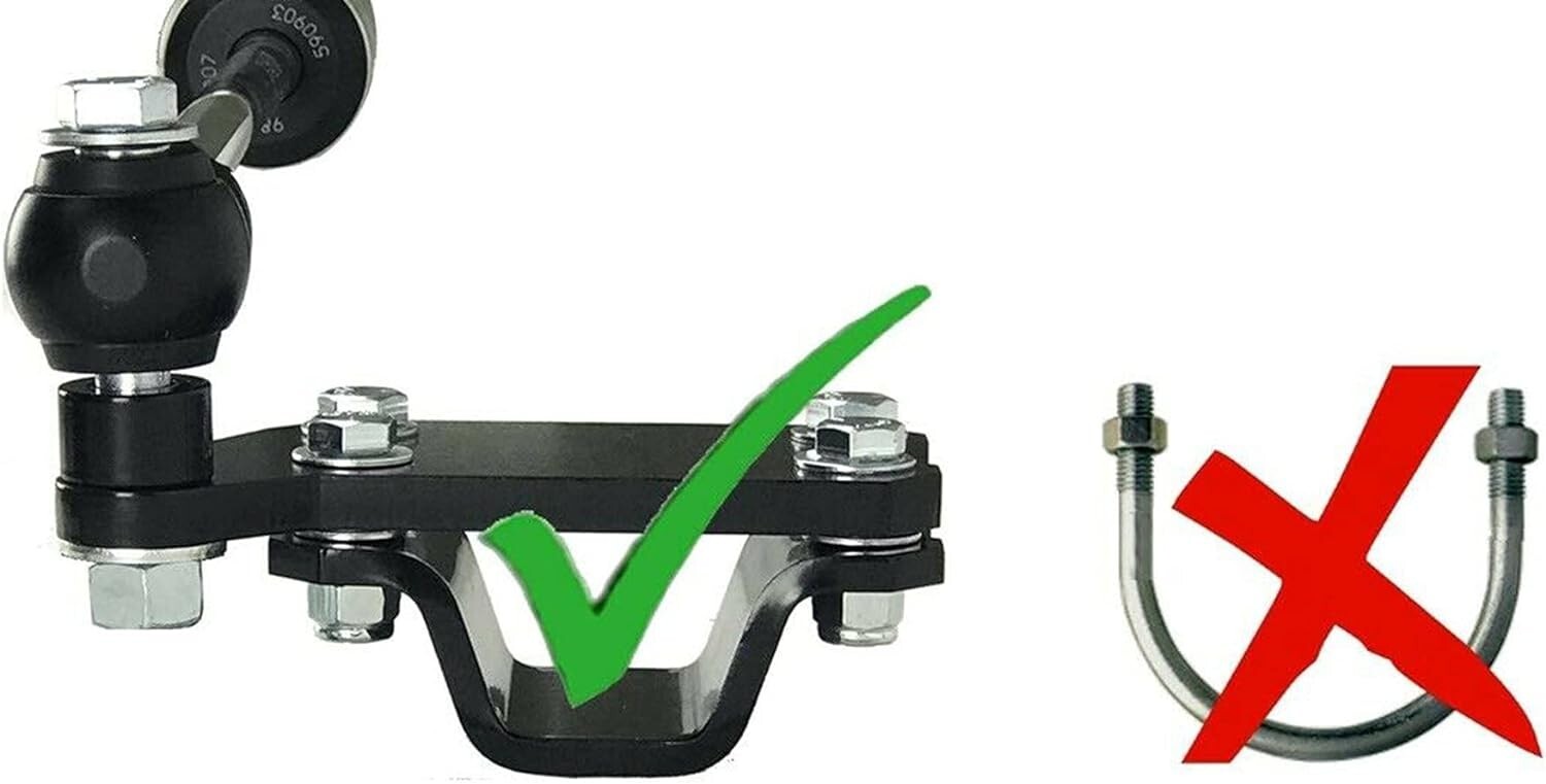 Fox 2.0 V1 Dual Steering Stabilizer for 2023 Ford F250 F350 Super Duty 4WD