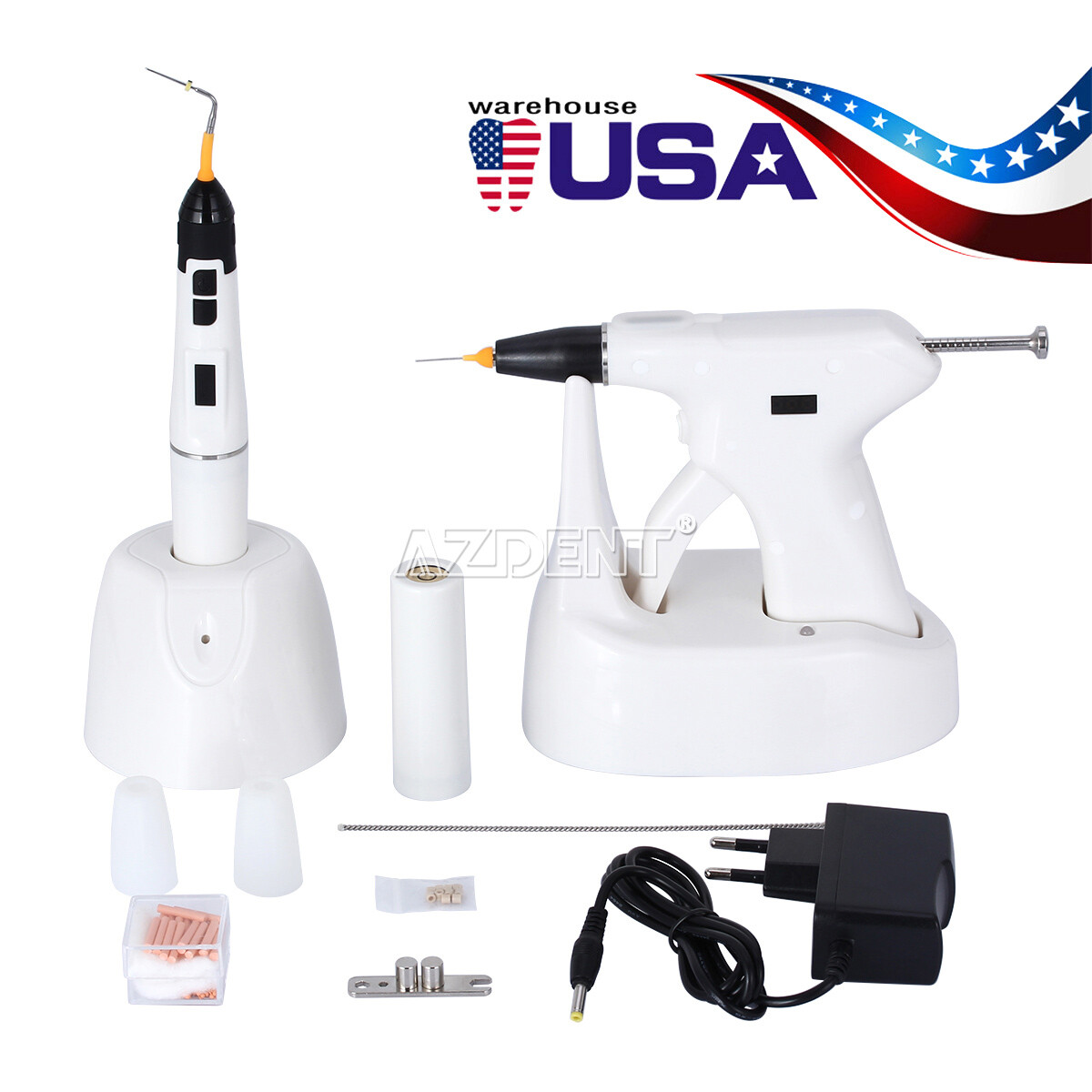 Dental Wireless Endo Obturation System Gutta Percha Heated Pen Gun Needles Tips
