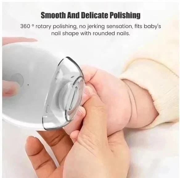 Electric Nail Grinder Automatic LED Light Trimmer Toe Cutter Usb Rechargeable