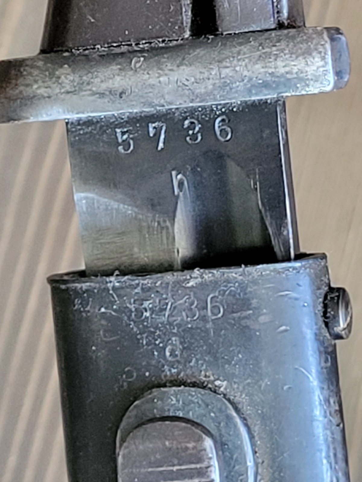 Unique German K98 Bayonet Numbers Match Maker Does Not