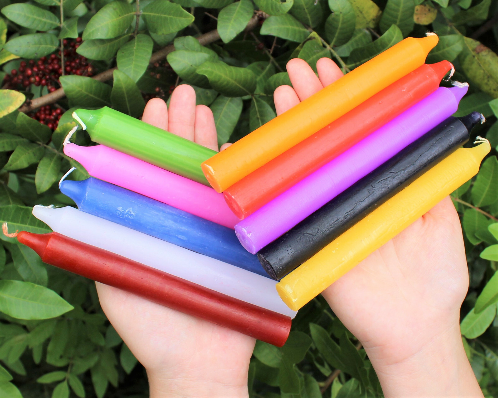 6" Taper Candle 10 Colors: BUY 2 GET 2 FREE (4 IN CART) (Ritual Spell Candles)