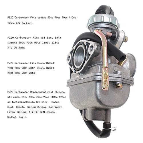 PZ20 carburetor for 125cc 110cc 90cc 70cc 50cc TAOTAO ATV Dirt Bike Kazuma