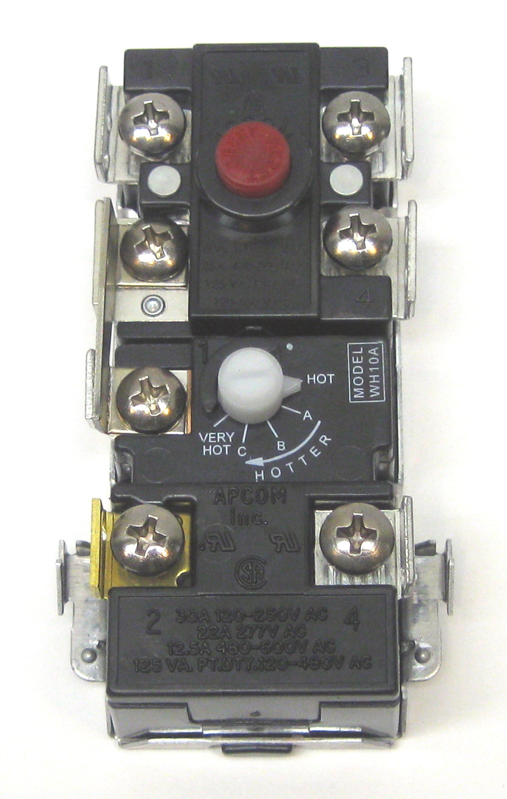 WH10A Apcon Electric Water Heater Thermostat for Upper Element Thermodisc WH6-4