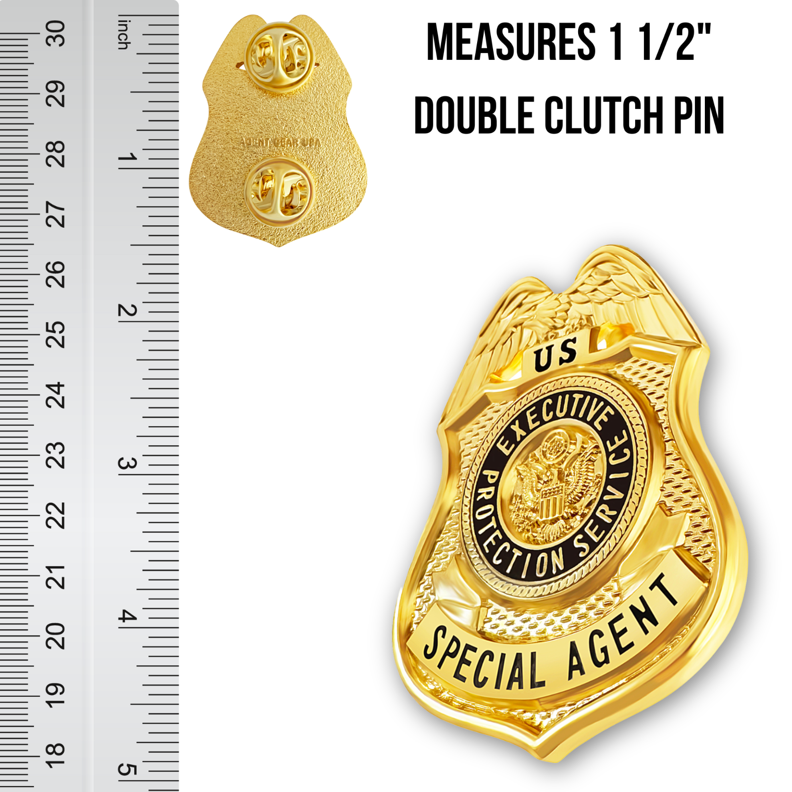 Executive Protection Service Special Agent - Mini Badge Lapel Pin