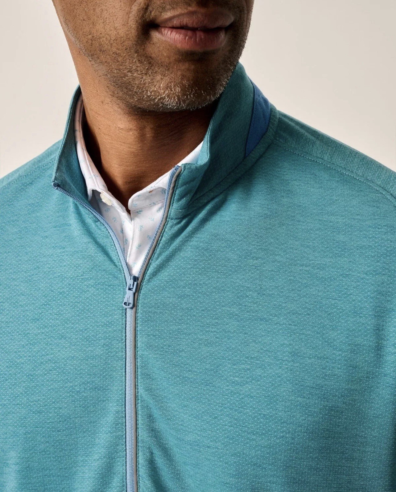 NWT JOHNNIE-O $128 BREWER PERFORMANCE 1/4 ZIP PULLOVER IN GREEN GRASS Large