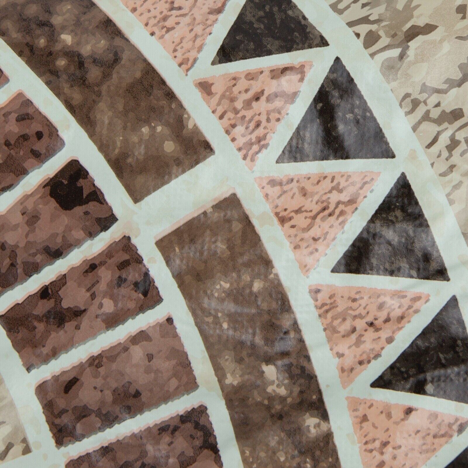 Mosaic Fitted Round Table Cover - Indoor/Outdoor Decorative Stretch Cover NEW