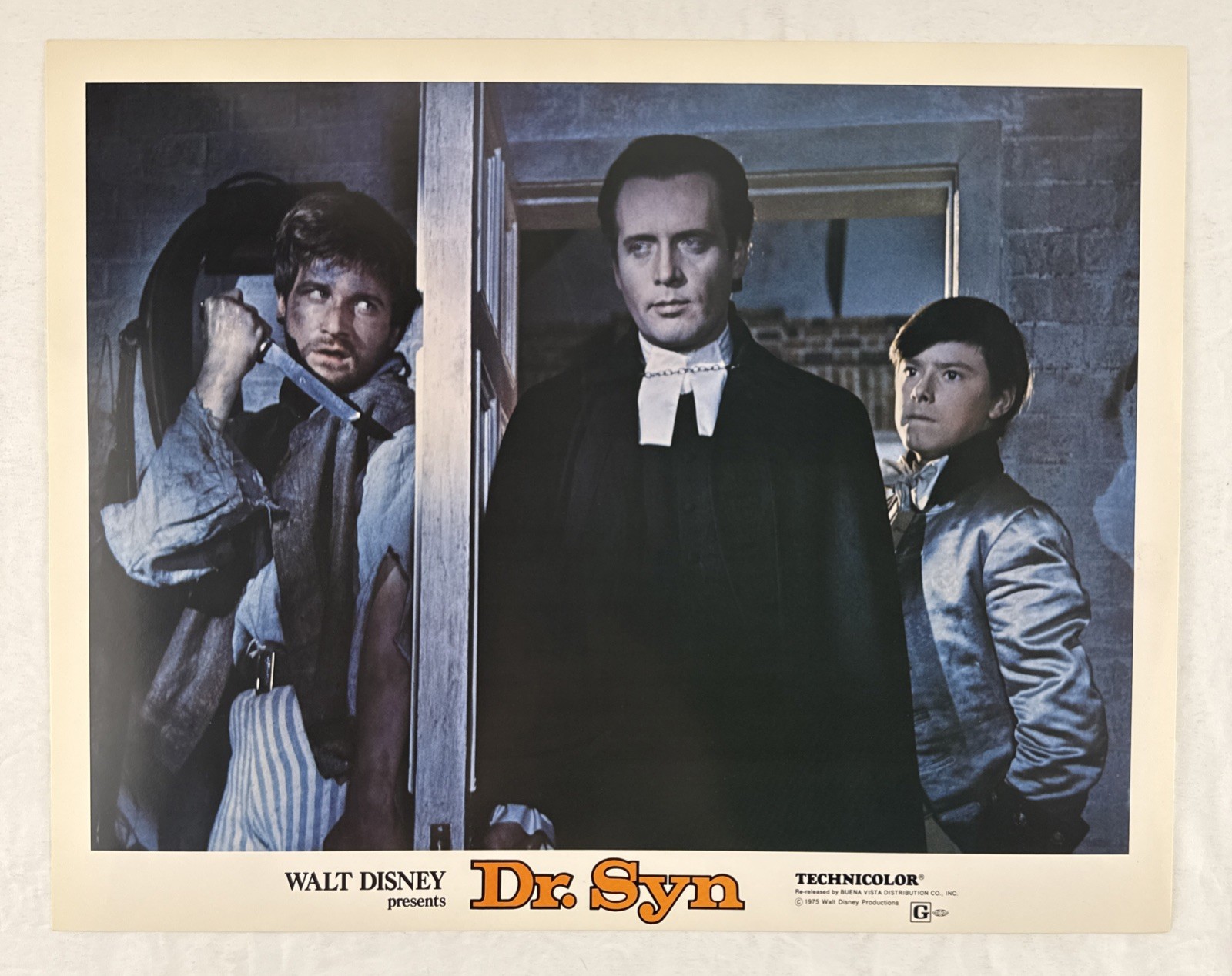 DR. SYN Set of 5 Lobby Cards (VeryFine+) 1975 Walt Disney Movie Posters 28417