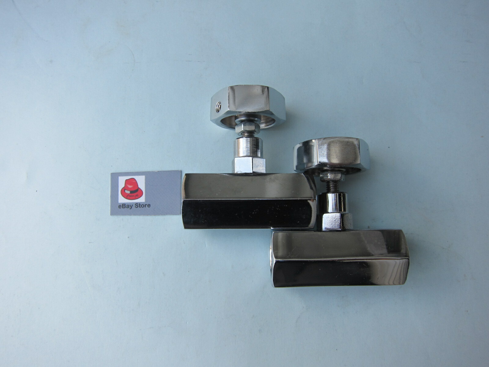 Lowrider Hydraulics 3/8" female to female slow down, 2 pieces, chrome