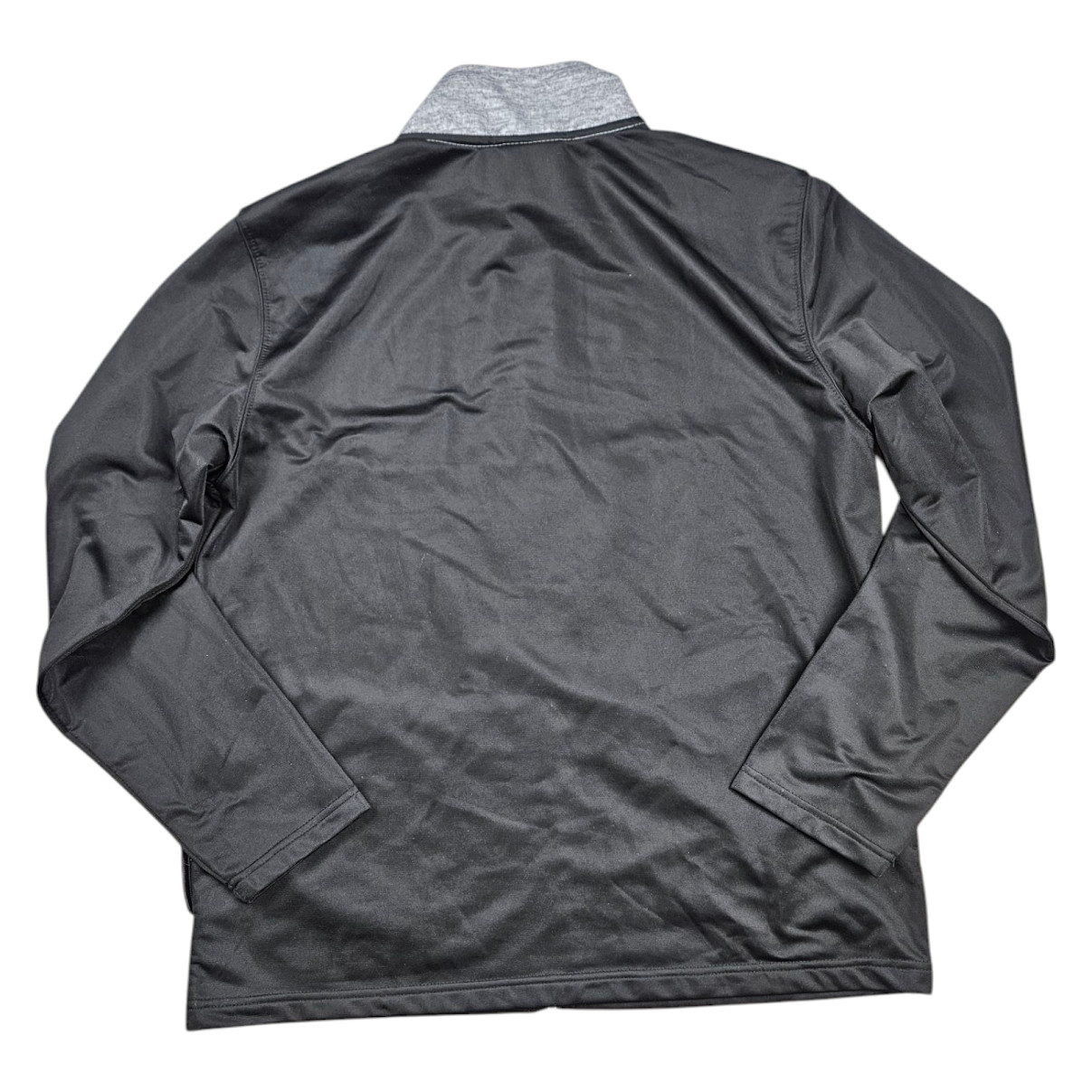 And1 Men's Full Zip Basketball Track Jacket Large Black Gray