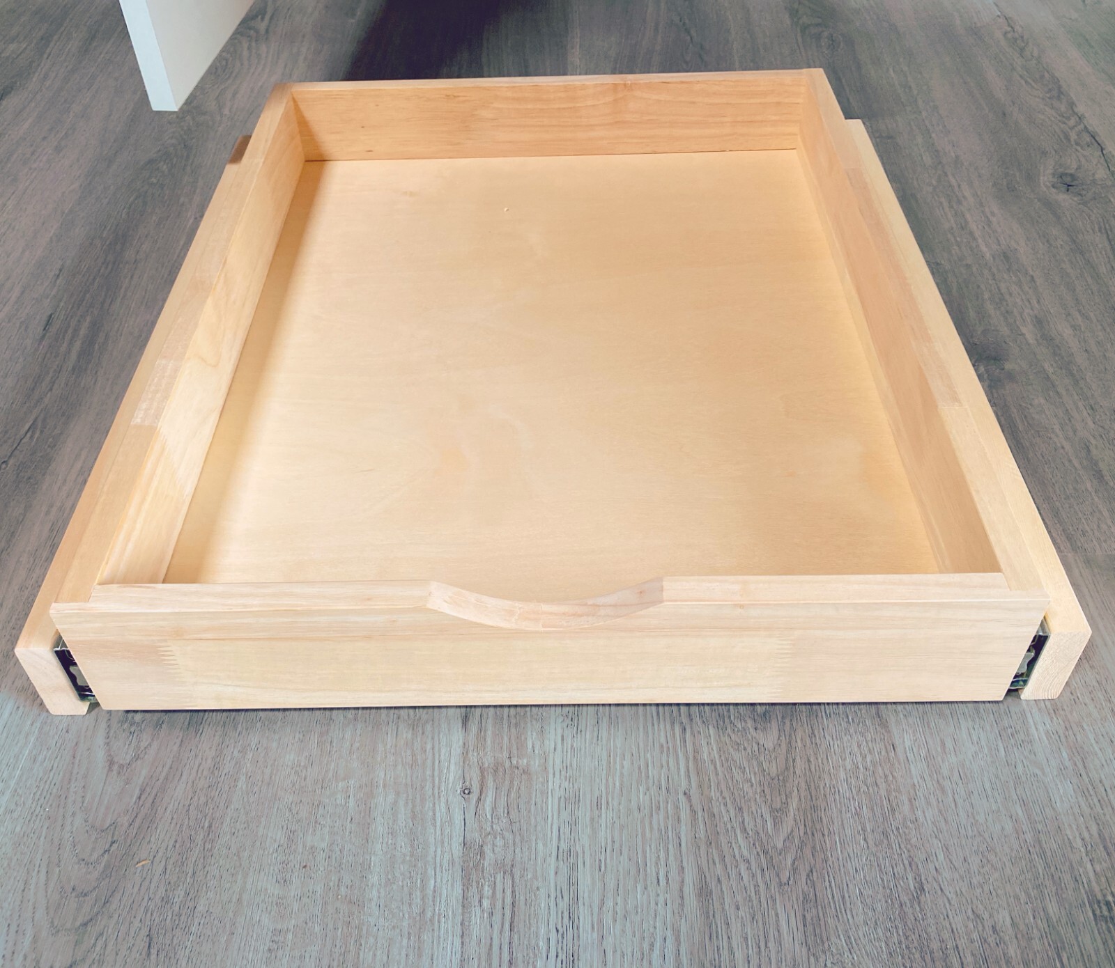 Kitchen Slide Out Cabinet Shelf Pull Out Wood Drawer Storage W33"xD21 soft close