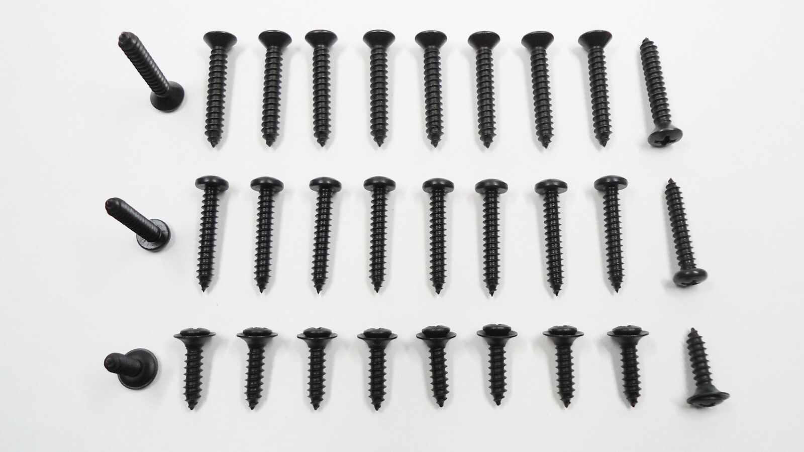 10 BLACK DASH INSTRUMENT BEZEL & 20 INTERIOR SCREWS! FOR 1973-1987 GM GMC PICKUP