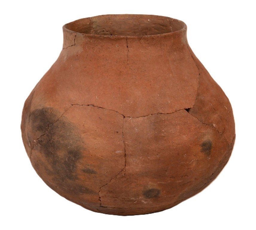 Prehistoric Pottery: Salado Storage Jar ca 1200-1300 AD 12" h x 14" d Olla Pot