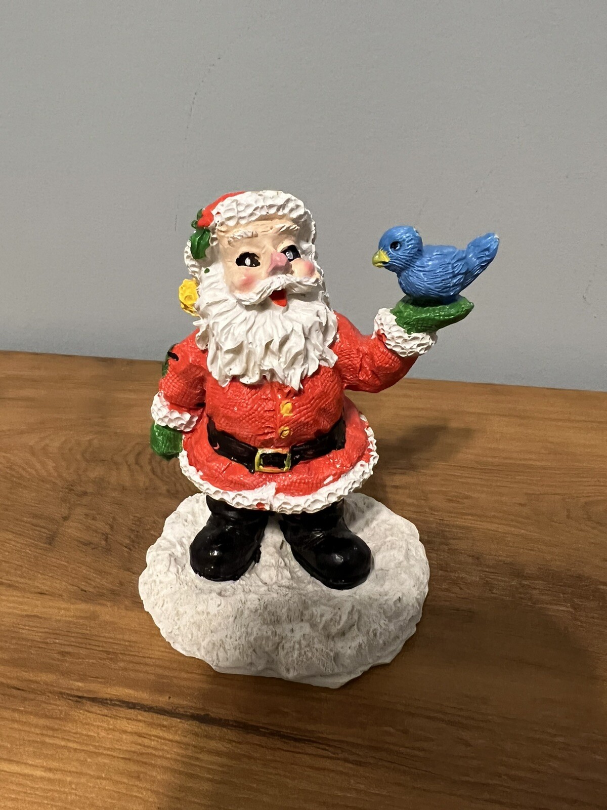 Santa & Friends Lot Of 3 Christmas Figurines 1998 By Hermitage Pottery 4.5”