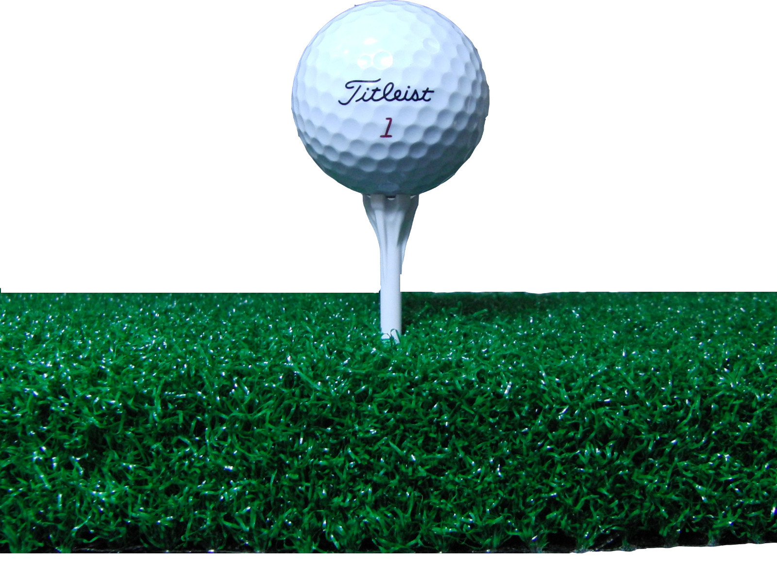 Premium Super Tee Golf Mat  4 feet x 5 feet Tee Line Mat - Holds A Wooden Tee