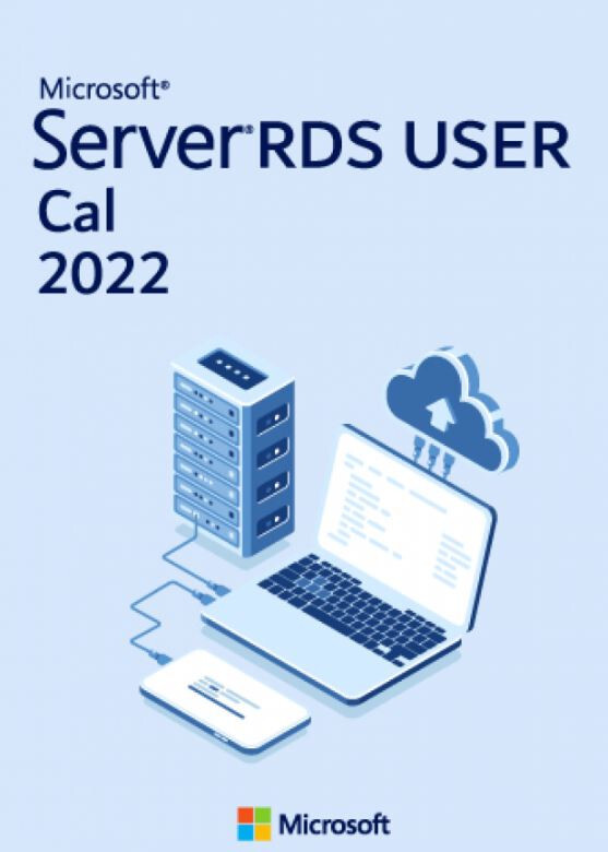 Windows Server 2022 Remote Desktop RDS License 50 Users FULL NEW RETAIL PACK