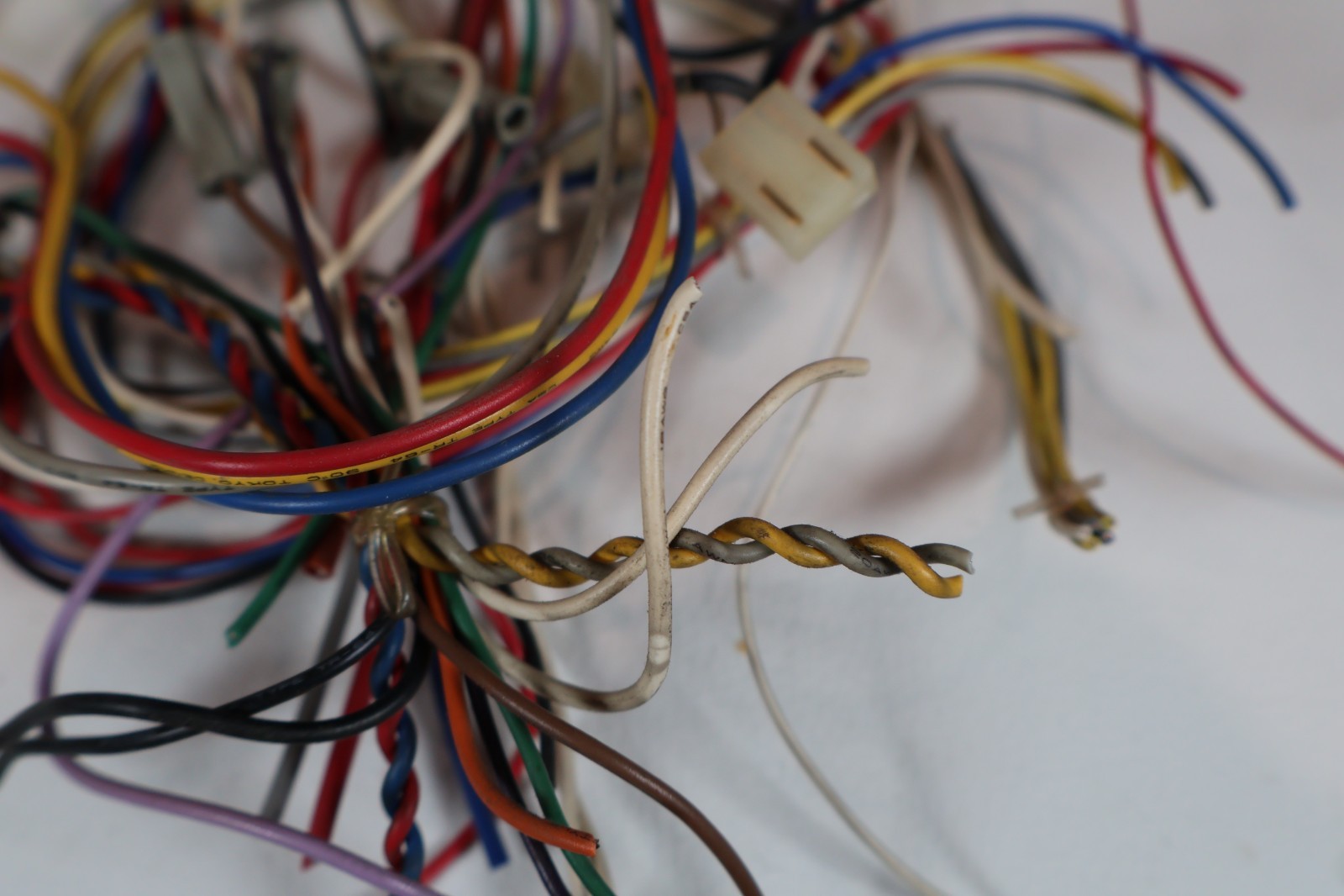 Original Sansui AU-717 Wire and Connectors