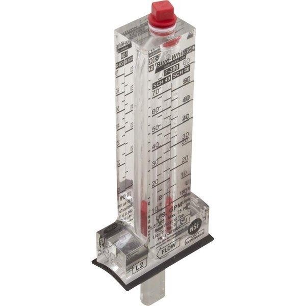 Blue-White Pool Flow Meter - Reliable Use Indoor & Outdoor Pools