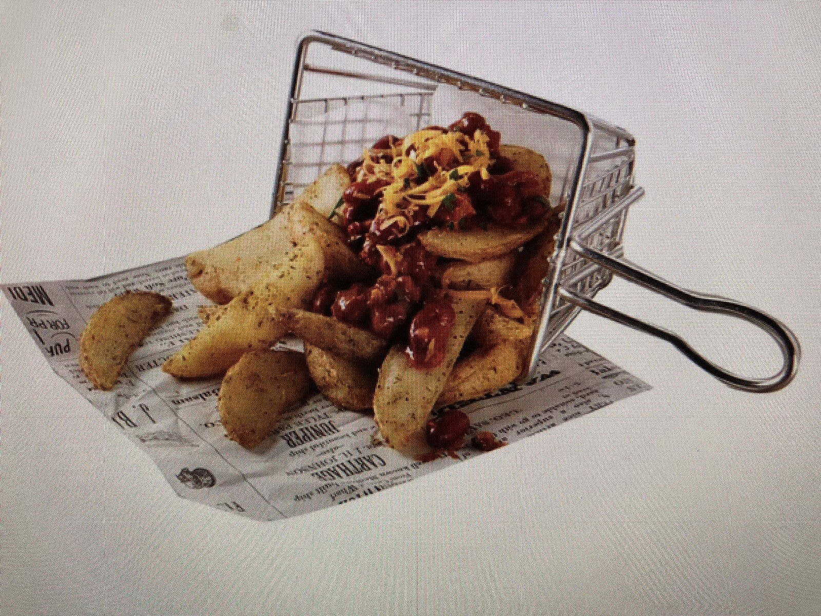 American Metalcraft MFRYBSKT S/S 5 Long Mini Fry Basket