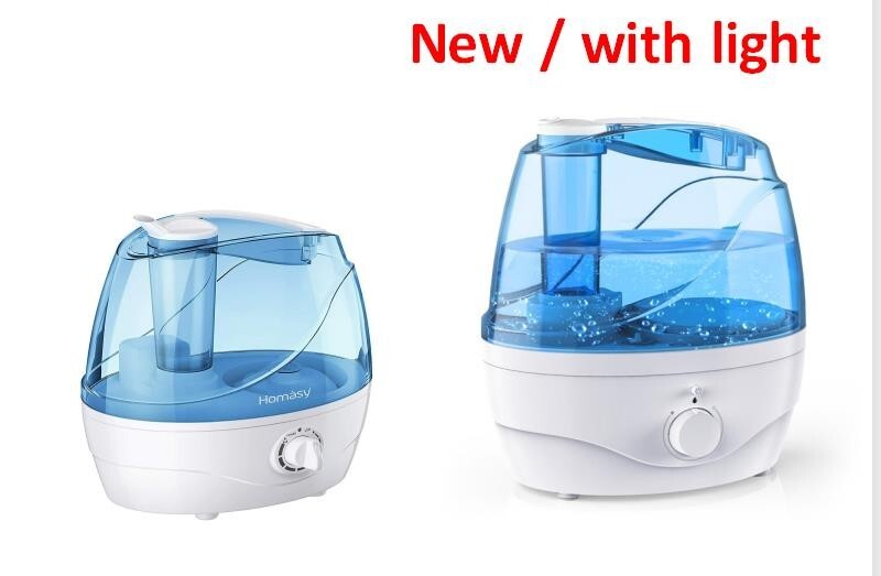 2.2L Humidifier for HOME OFFICE with Light,Quiet & Auto-of Cool Mist Humidifier
