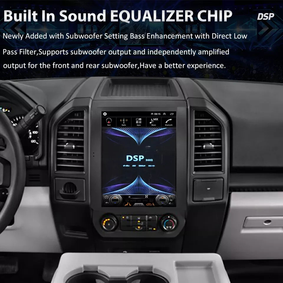 12.1"For Ford F150 2015-2022 Android Tesla Style Car Radio Stereo /Carplay/GPS