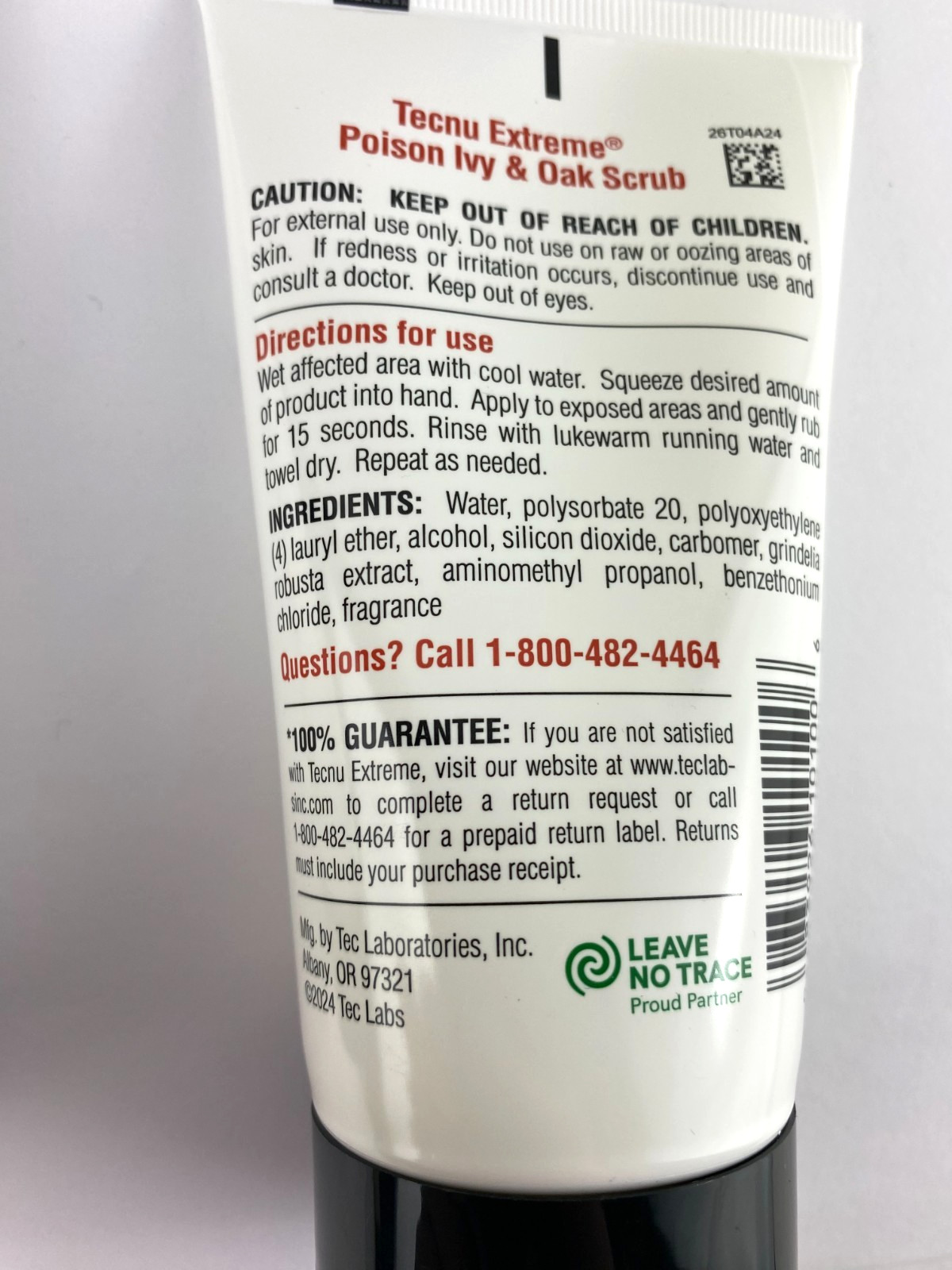 Tecnu Extreme Poison Ivy & Oak Scrub Helps Stop Itching 4oz (SEALED) 2 pack