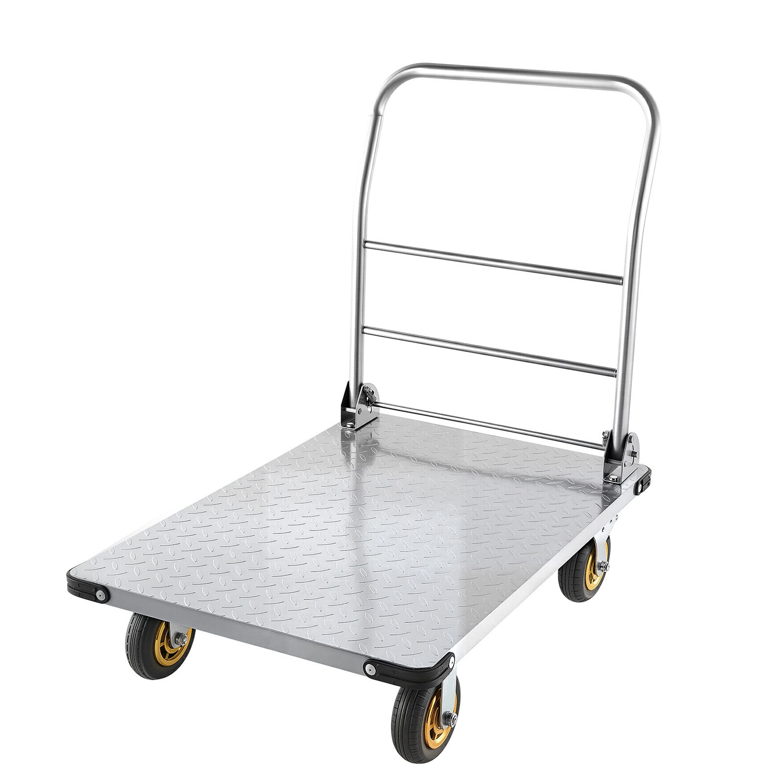 Uimoso Foldable Platform Cart 2000lbs Capacity Heavy Duty Hand Truck with Wheels