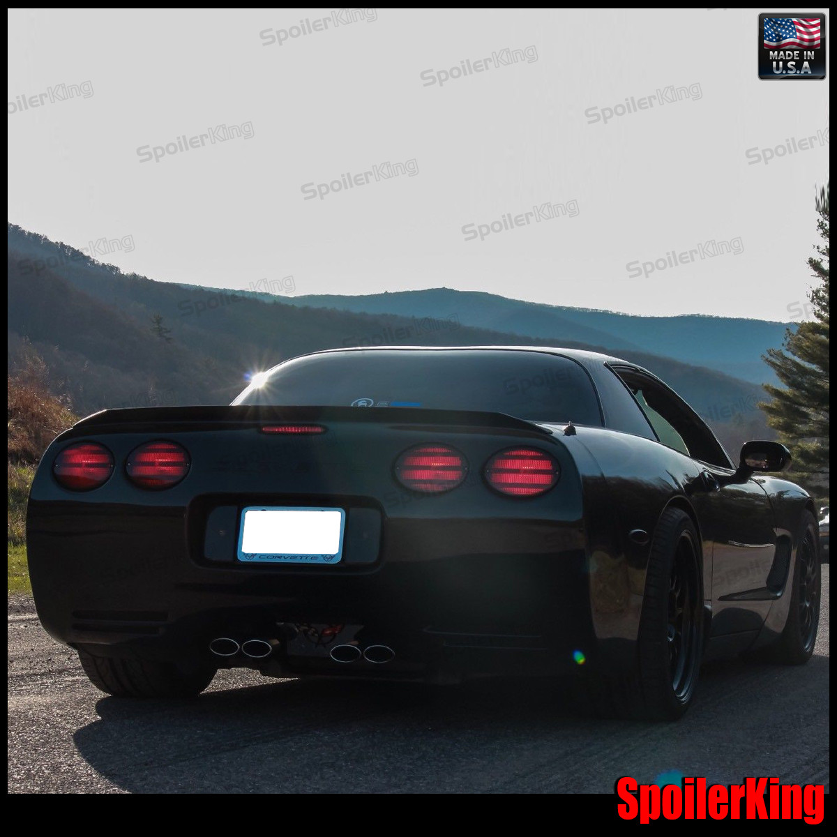 SpoilerKing Rear Trunk Spoiler DUCKBILL 284P (Fits: Corvette C5 1997-2004 all)