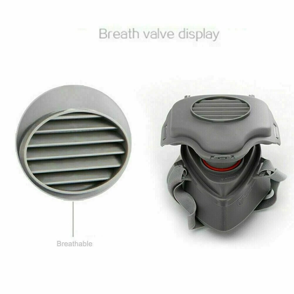 Half Face Shield Respirator Dust Mask for Painting Sanding Woodworking Facepiece