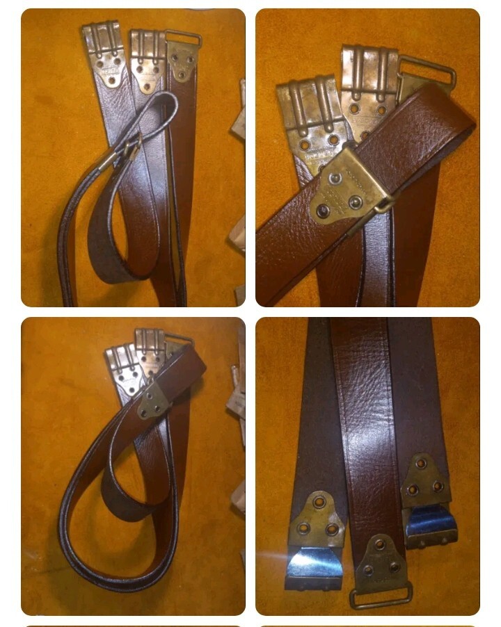 M1 Garand M1C M1D Kerr Leather Sling No Buckle