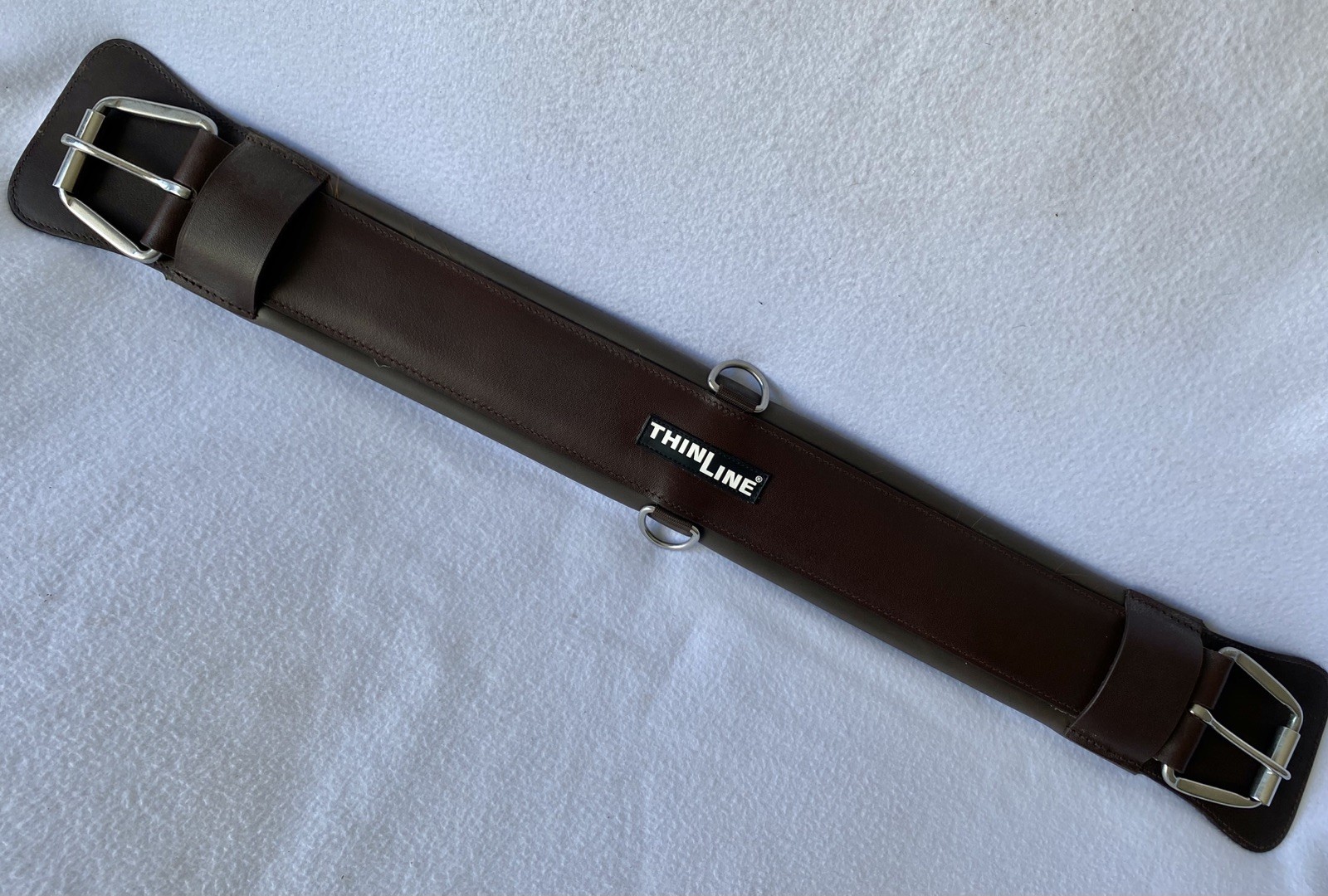 32" BROWN ThinLine Best Western Saddle CINCH Girth~LIGHTLY USED~ULTIMATE COMFORT