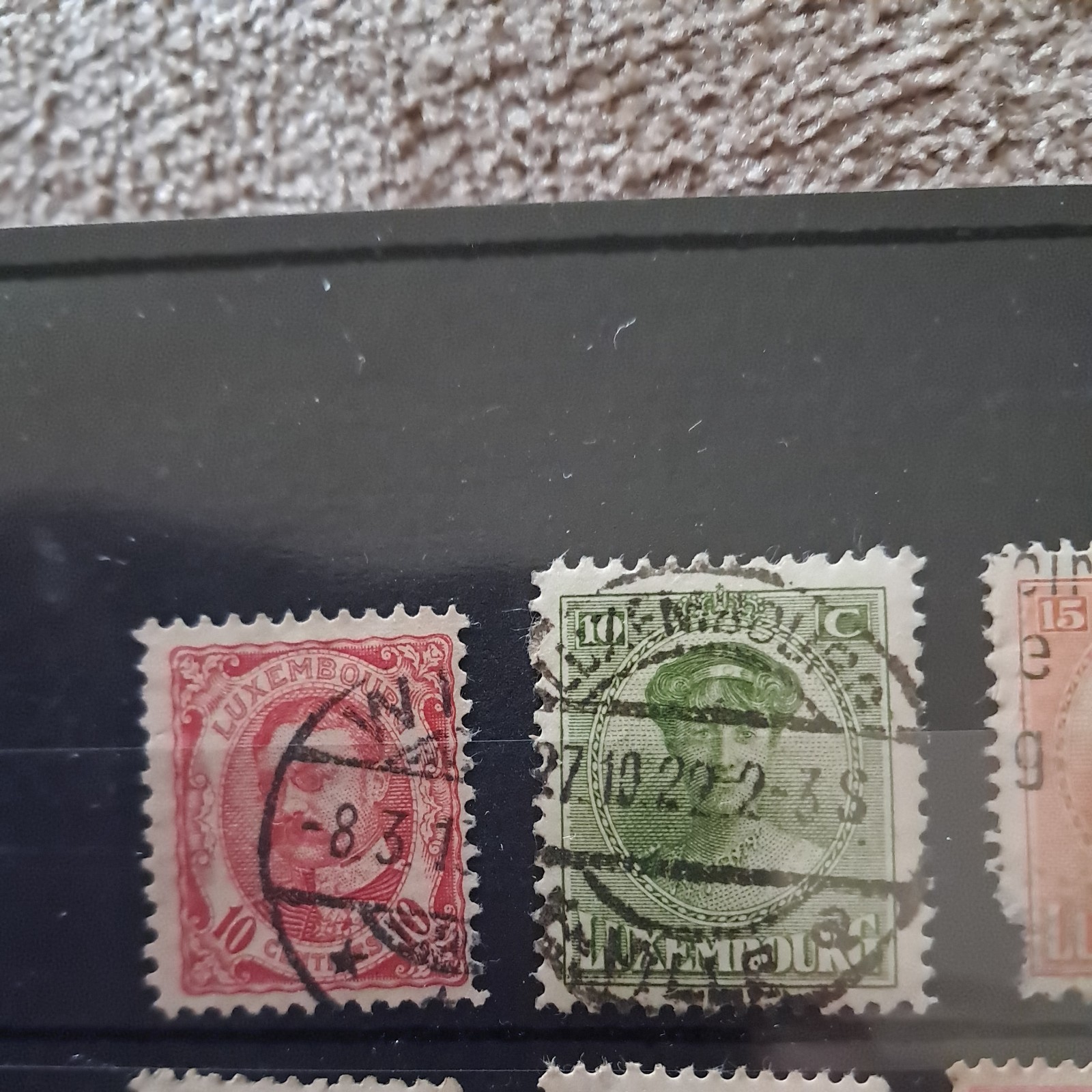 LUXEMBOURG OLD STAMPS x 7