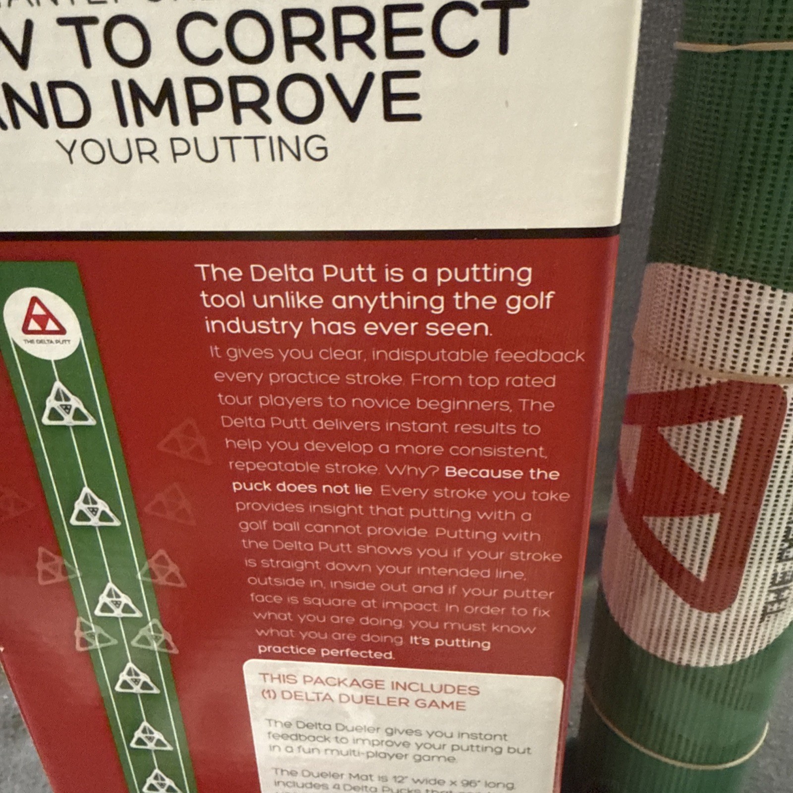 The Delta Dueler And The Delta Putt Training Aid & Game/Improve Your Putting