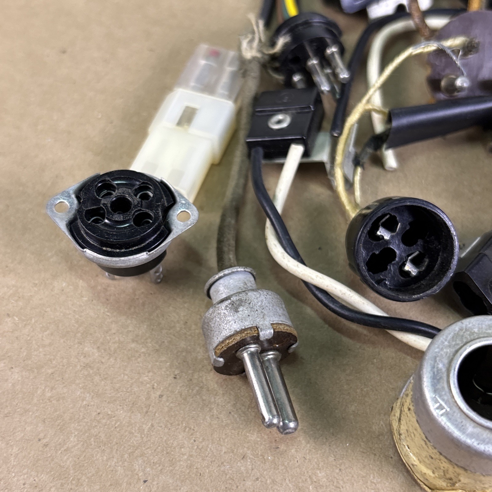 Miscellaneous Lot of Various Ham Radio Sockets and Parts Junk Drawer Lot