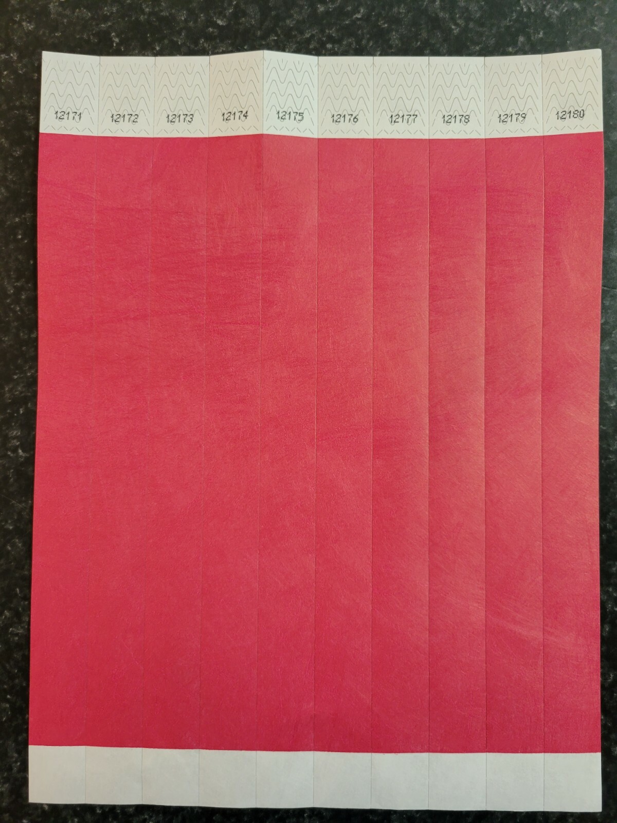 100 3/4" BURGUNDY TYVEK WRISTBANDS, WRISTBANDS FOR EVENTS, PAPER WRISTBANDS