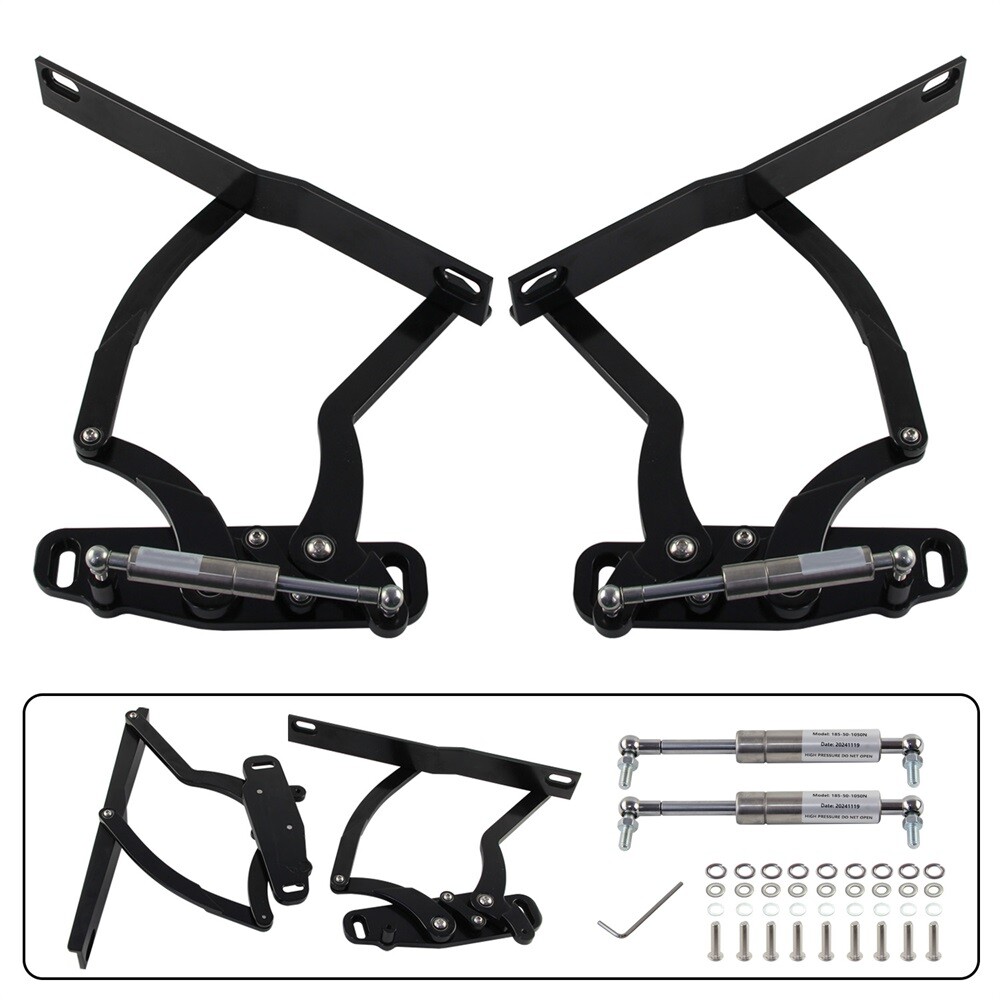 Billet Hood Hinge Kit Pair For Chevrolet Camaro & Pontiac Firebird 1970-1981