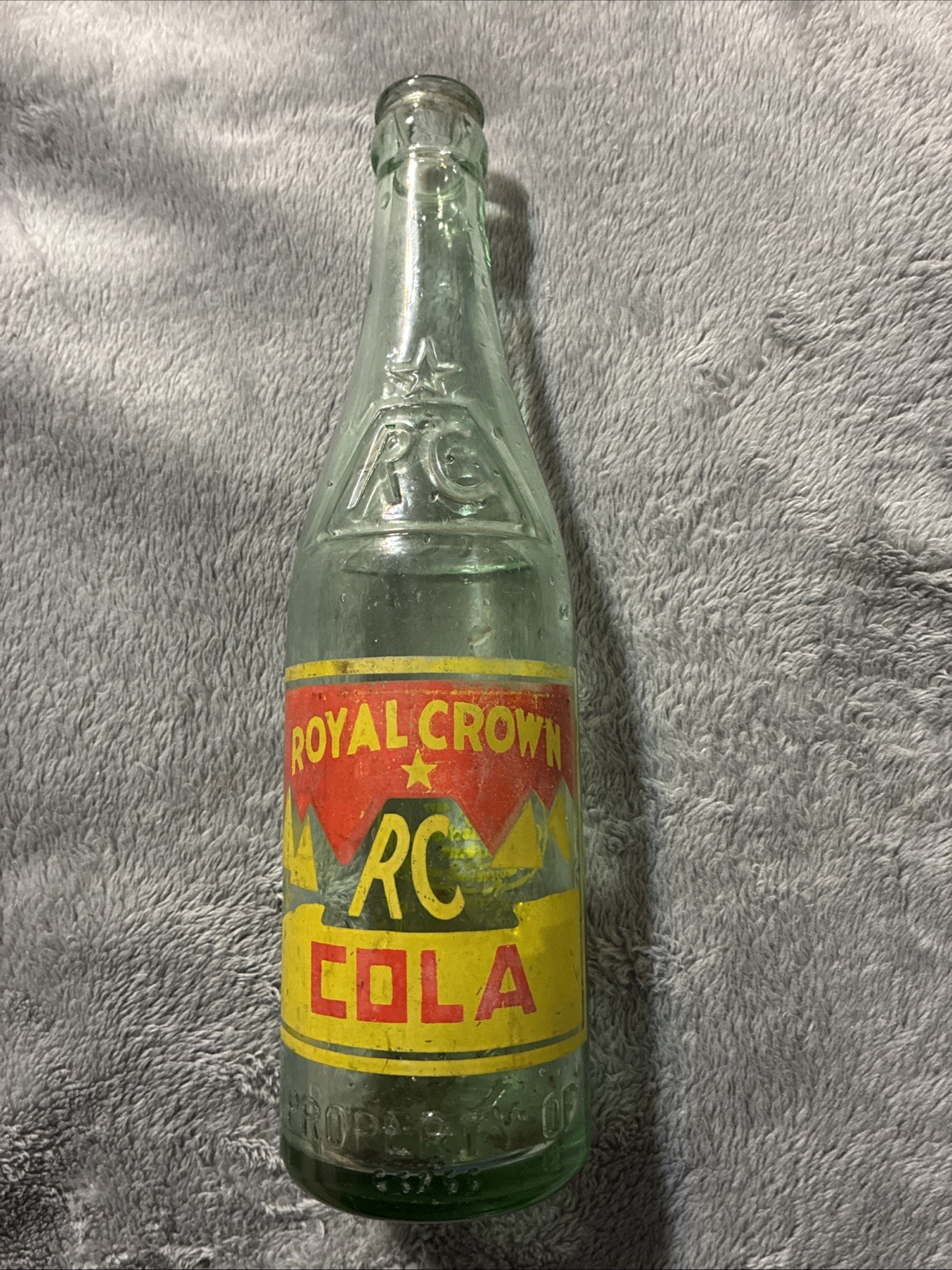 Vintage Royal Crown RC Cola Acl & Embossed 12oz Soda Bottle Good Housekeeping
