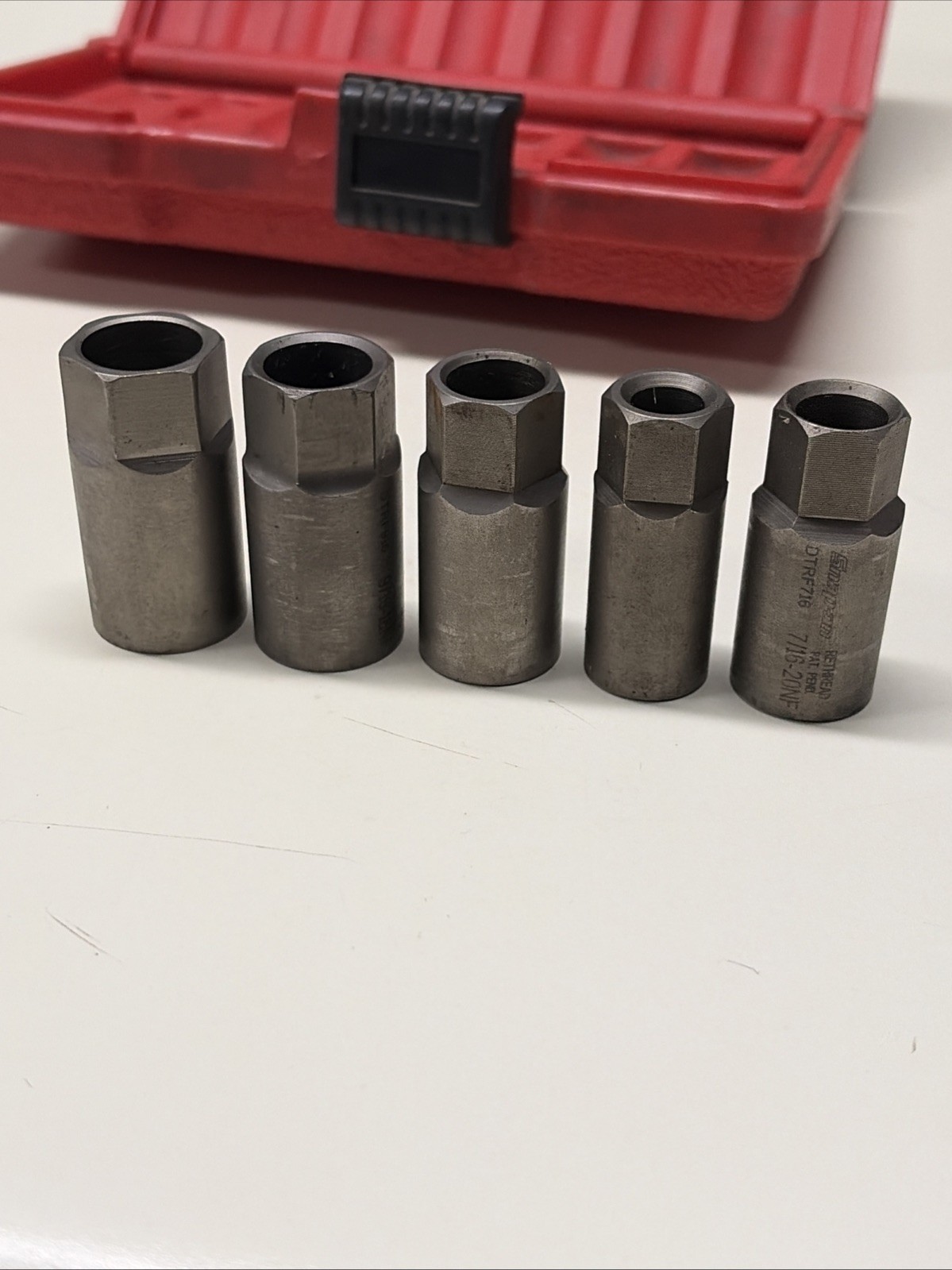 Snap On DTRFS105 (NOW DTRCS105) 5 Piece Deep Well Coarse Thread Chasers Set #9E