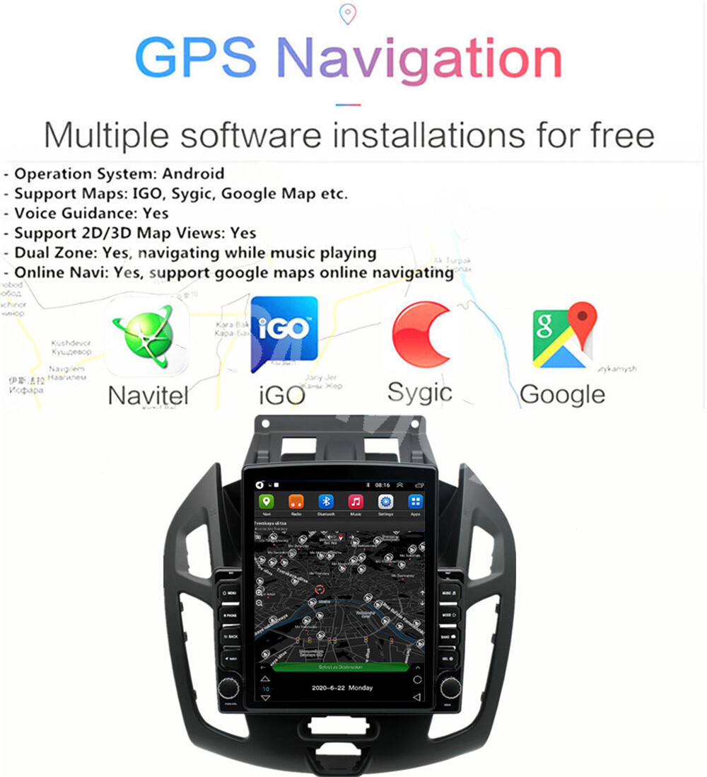 Fit For Ford Transit Connect 2014-2018 Stereo Radio Player For Carplay GPS WIFI