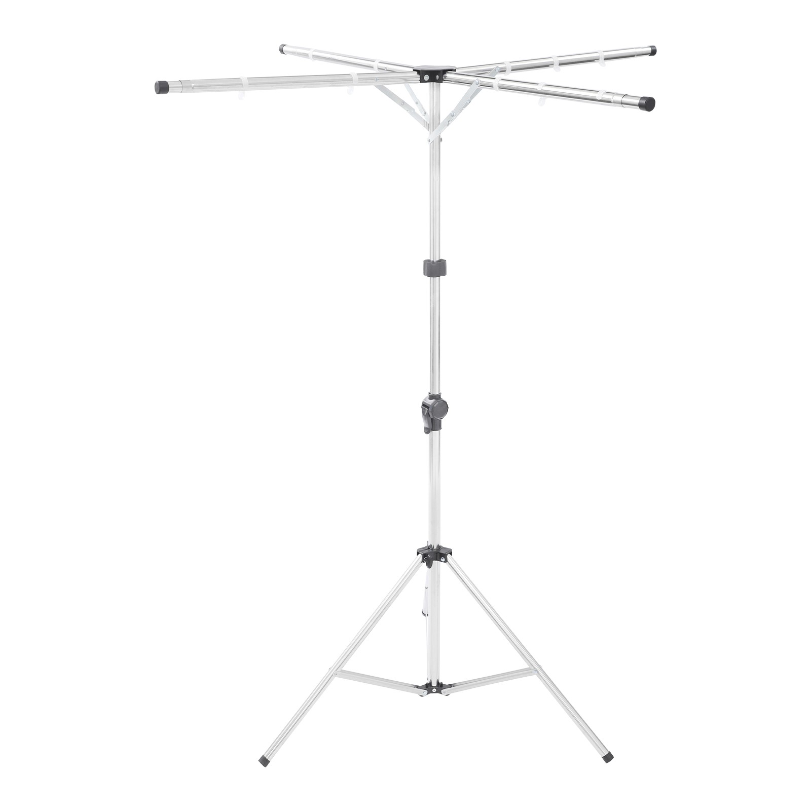 Folding Tripod Clothes Drying Rack Adjustable Clothes Rack X-Shaped Clothes Rack