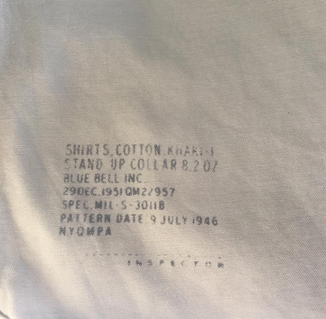 511th Parachute Infantry 11th Airborne Korean War CLASS B SHIRT & Oval 1951 Date