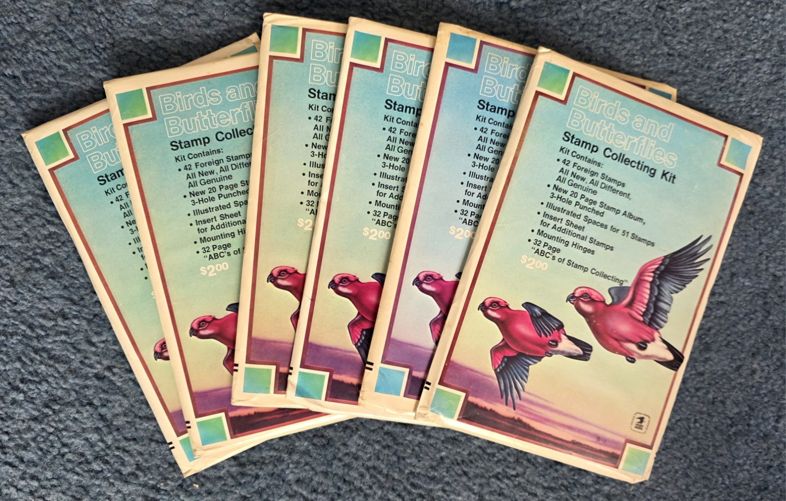 USPS 1973 Birds and Butterflies Stamp Collecting Kit - Unopened, Free Shipping