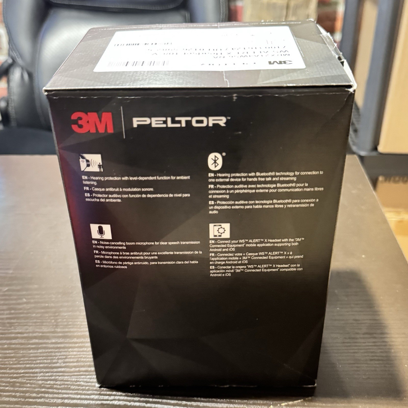 3M PELTOR WS ALERT X Wireless Bluetooth Hearing Protection Headset 23 dB