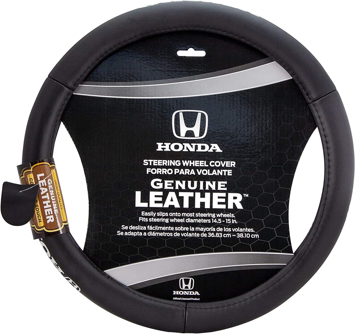 ⭐️⭐️⭐️⭐️⭐️ HONDA Genuine Leather Car SUV Truck SUV Van Steering Wheel Cover