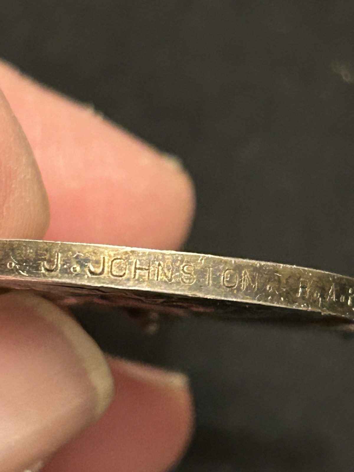 NICE! WW1 British Named War Medal 88098 2 AM J. Johnston RAF