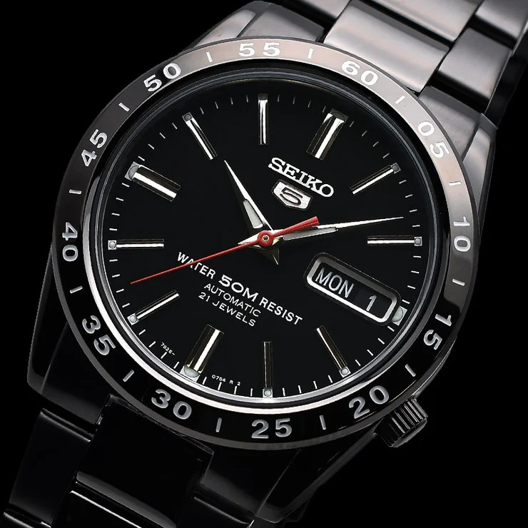 Seiko 5 Automatic SNKE03K1(SNKE03KC) Black Dial 21 Jewels Men's Watch NEW Japan