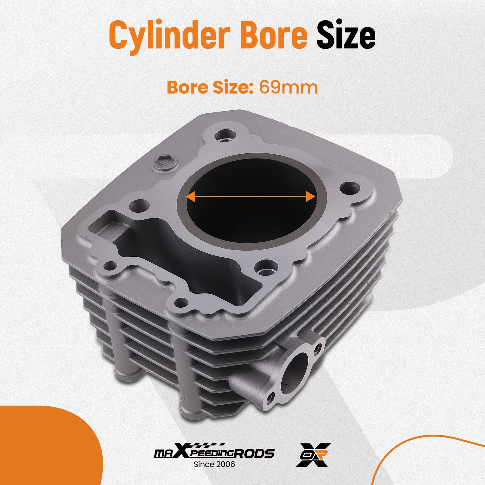 Cylinder Jug w/ New Piston & Top End Kit For Kawasaki Bayou KLF 250 2003-2011