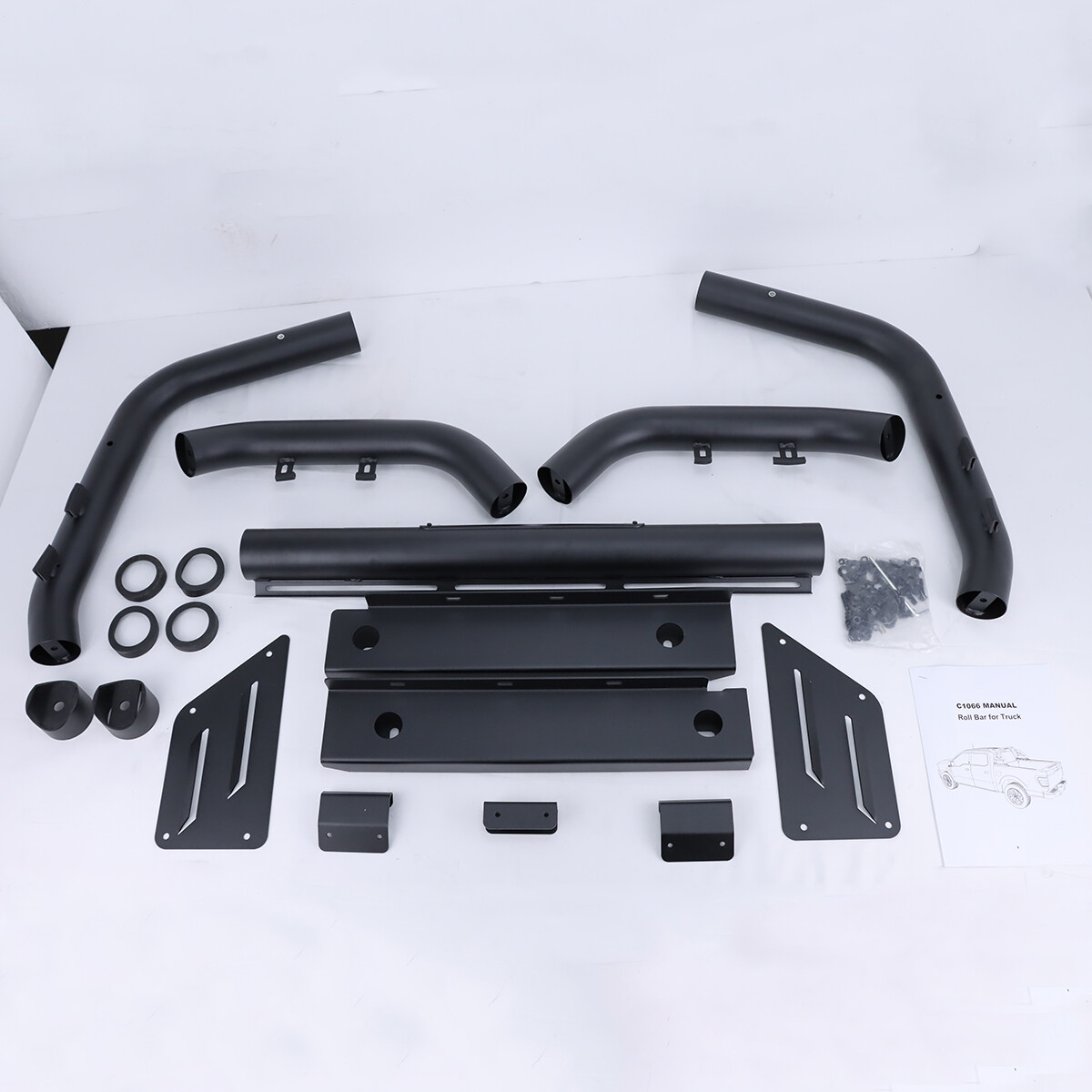 Roll Bar Fits for Toyota Tacoma 2005-2025 with Light Mounting Bracket Heavy Duty