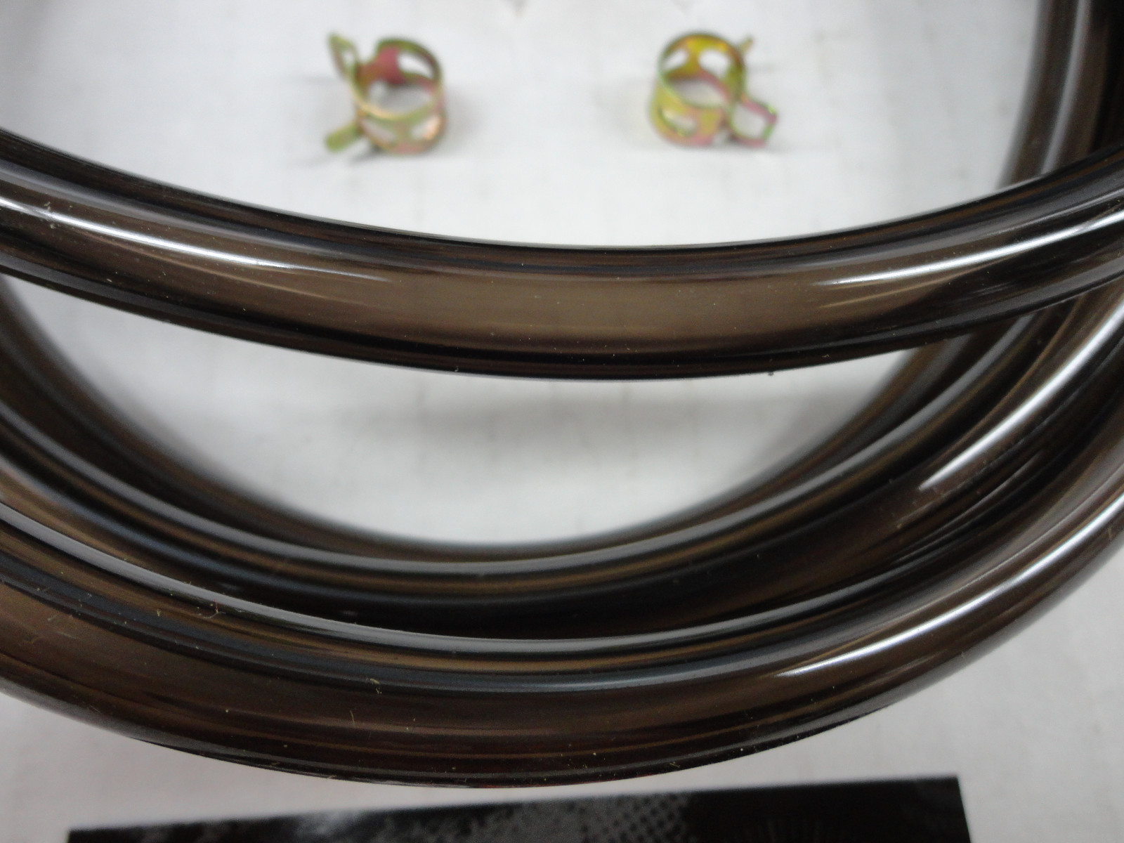 TRANSLUCENT SMOKE 1/4" I.D. FUEL LINE KIT SNOWMOBILE DIRT BIKE QUAD MOTORCYCLE