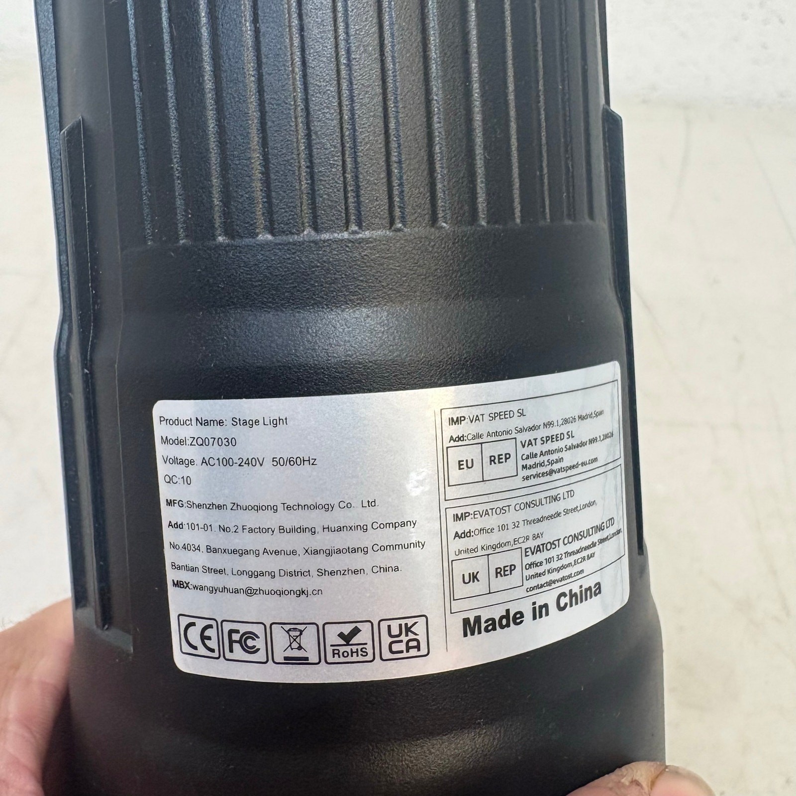 20W Pinspot Light RGBWYP+Cyan LED Beam Spot Lights, Stage Lights NO REMOTE