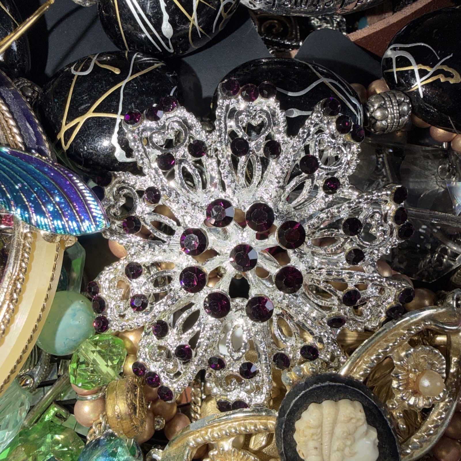 Vintage to Now Jewelry Lot, All Wearable Untested. No Junk. Box A2